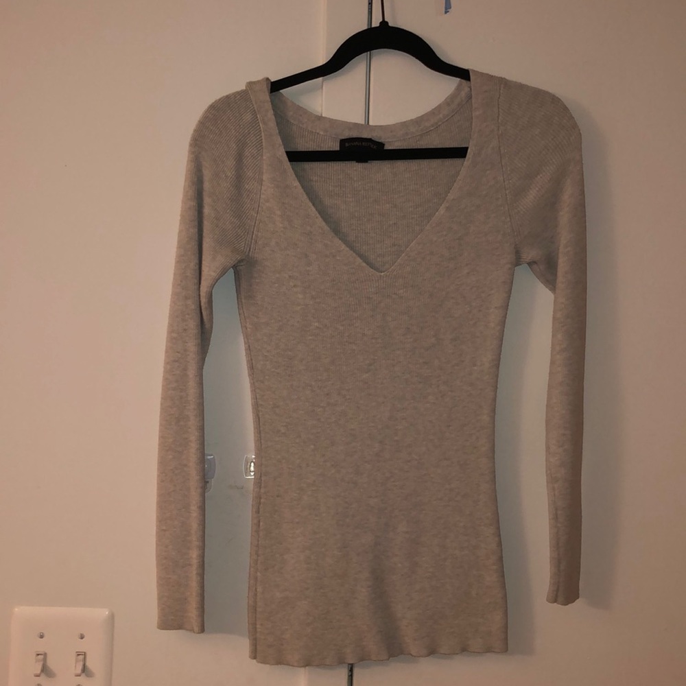 V-neck sweater